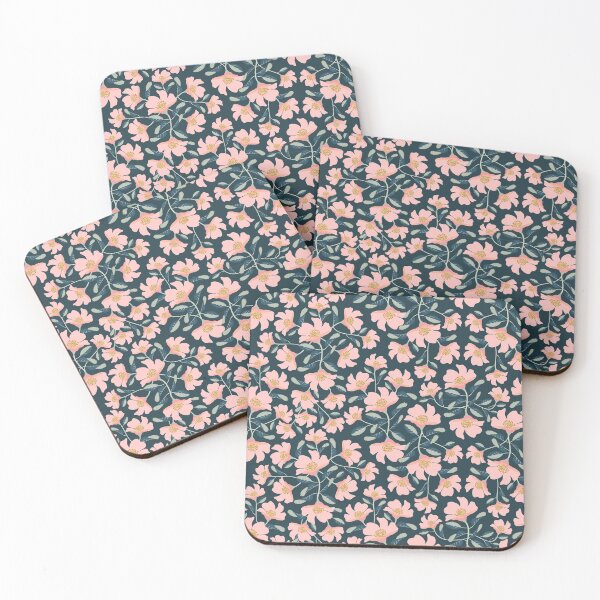 Item preview, Rosa salvaje - Dark Geo Floral designed and sold by Jenny Lemon.