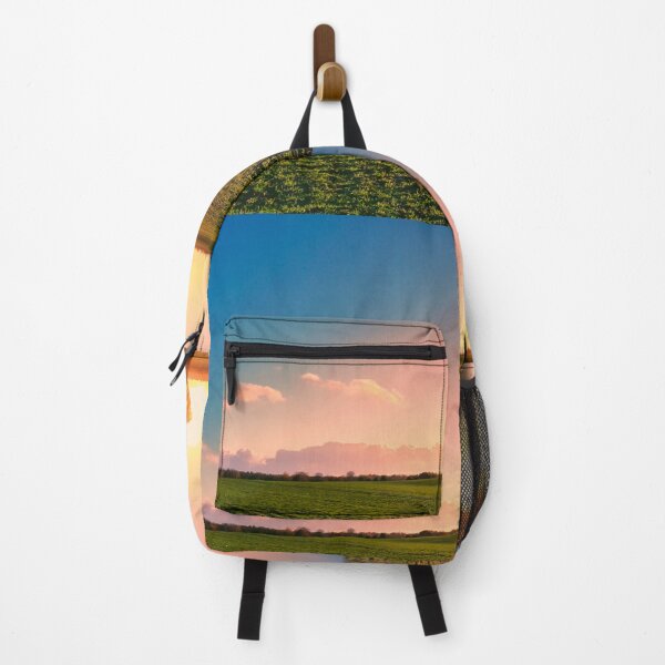 Item preview, Sunset over winter field designed and sold by Nickibeutel.
