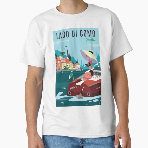 Vista previa del artículo con la obra «Cartel del lago de Como», diseñado y vendido por GAGodel.