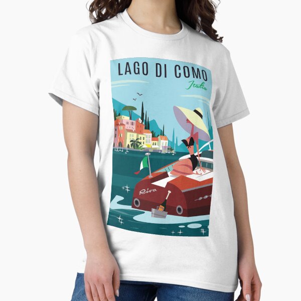 Lago di Como poster Classic T-Shirt