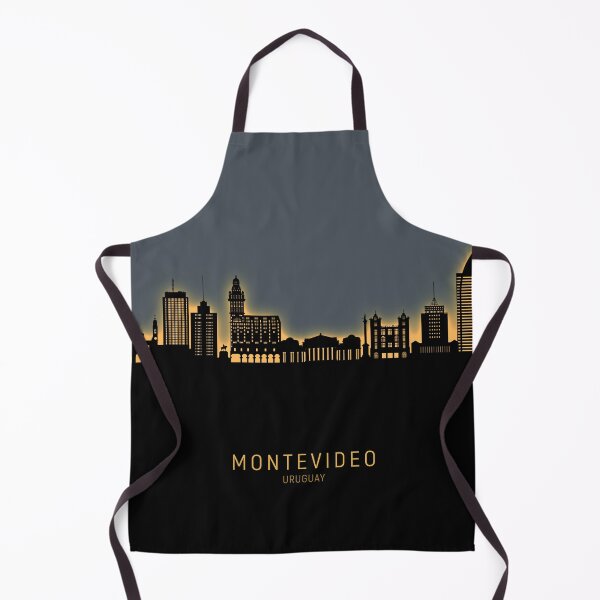 Item preview, Montevideo Skyline Uruguay designed and sold by ArtPrints.