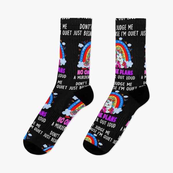 Item preview, Unicorn Axe Don't Judge Me Plans Murder Out Loud designed and sold by fourstripes.