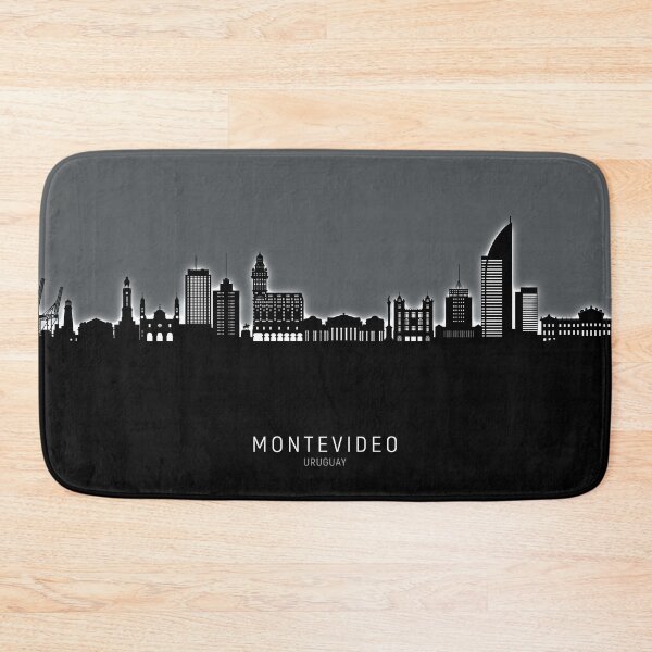 Item preview, Montevideo Skyline Uruguay designed and sold by ArtPrints.