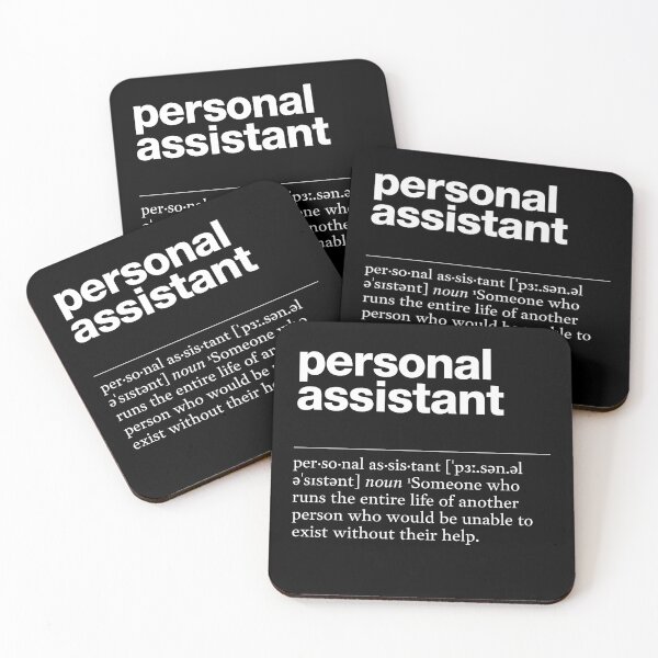 Item preview, "Personal assistant" funny job description, definition personal assistant designed and sold by TrueType.
