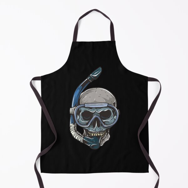 Item preview, Funny freediver skull skullart -  snorkeler designed and sold by ShirtsGifts.