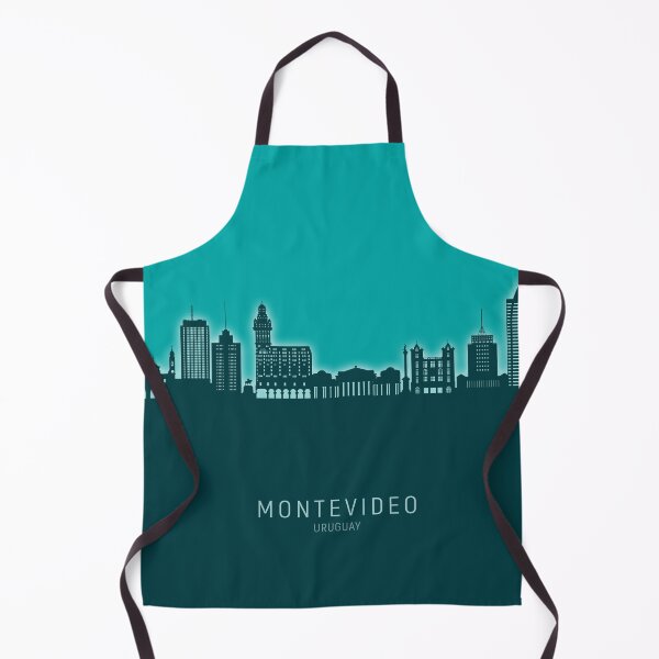 Item preview, Montevideo Skyline Uruguay designed and sold by ArtPrints.