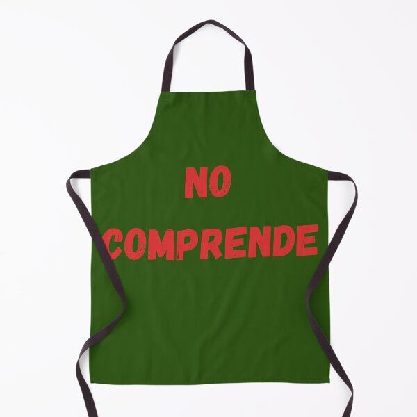Item preview, NO COMPRENDE designed and sold by Swooncake Press.