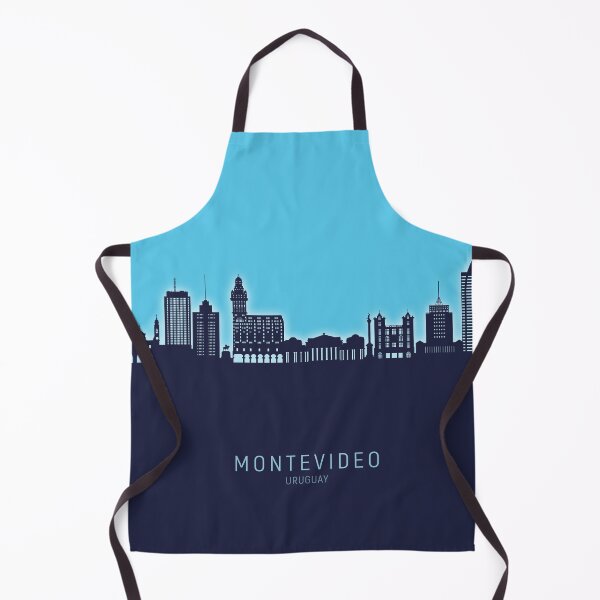 Item preview, Montevideo Skyline Uruguay designed and sold by ArtPrints.