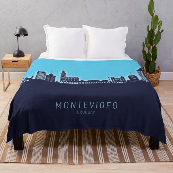 Item preview, Montevideo Skyline Uruguay designed and sold by ArtPrints.