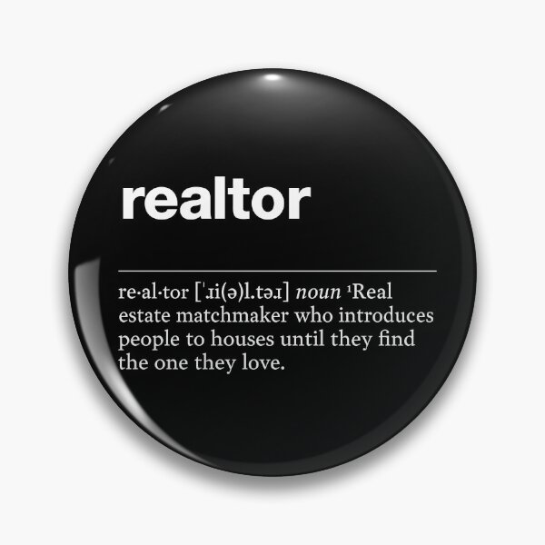 Item preview, "Realtor" funny job description, definition broker designed and sold by TrueType.