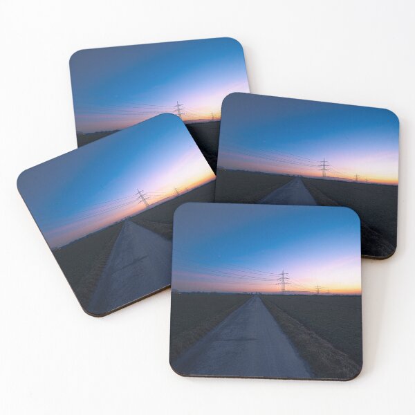 Item preview, Dirt road at sunset designed and sold by Markus Holsträter.