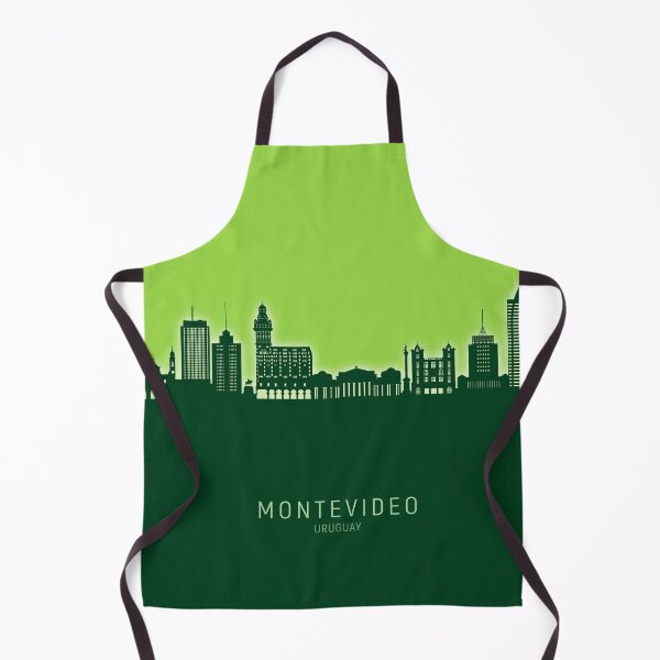 Item preview, Montevideo Skyline Uruguay designed and sold by ArtPrints.