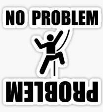 Climbing Problem Sticker
