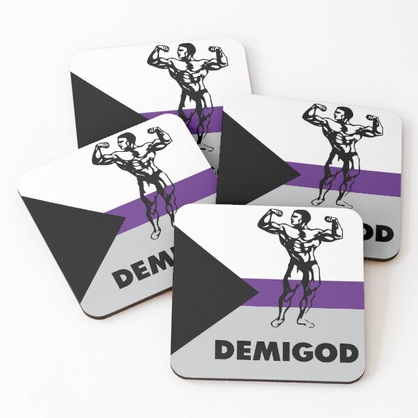 Item preview, Demisexual Demigod Pride Flag designed and sold by asexualowls.