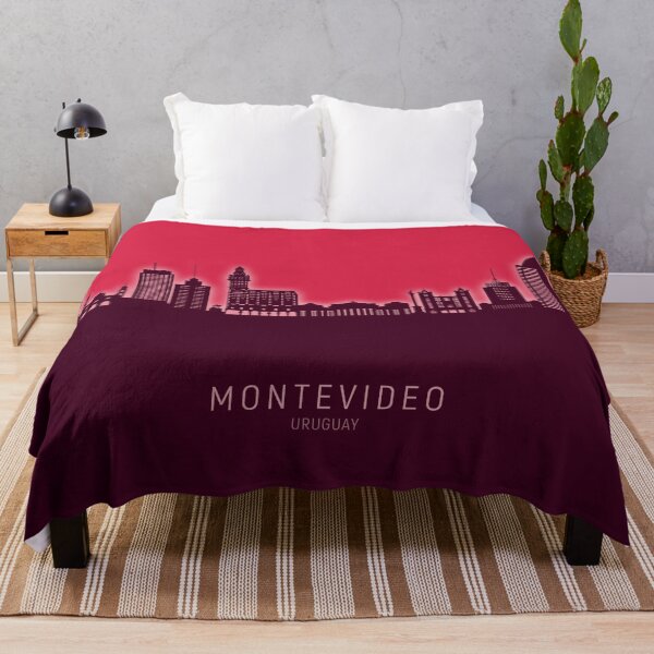 Item preview, Montevideo Skyline Uruguay designed and sold by ArtPrints.