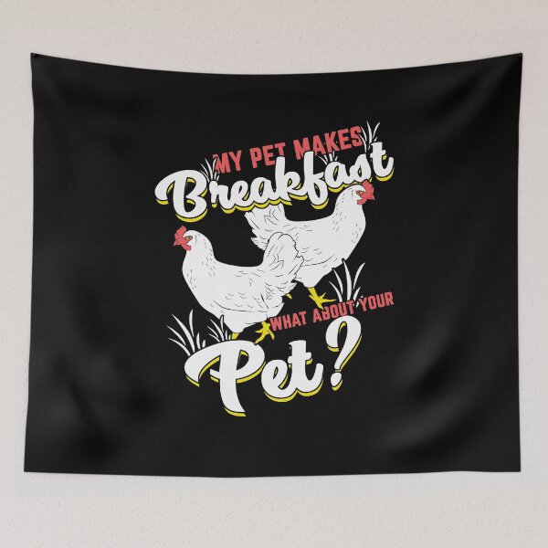 Item preview, My Pet Makes Breakfast Chicken Farming Farmer Gift designed and sold by Marcid95.
