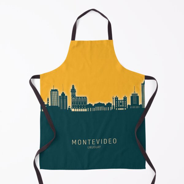 Item preview, Montevideo Skyline Uruguay designed and sold by ArtPrints.