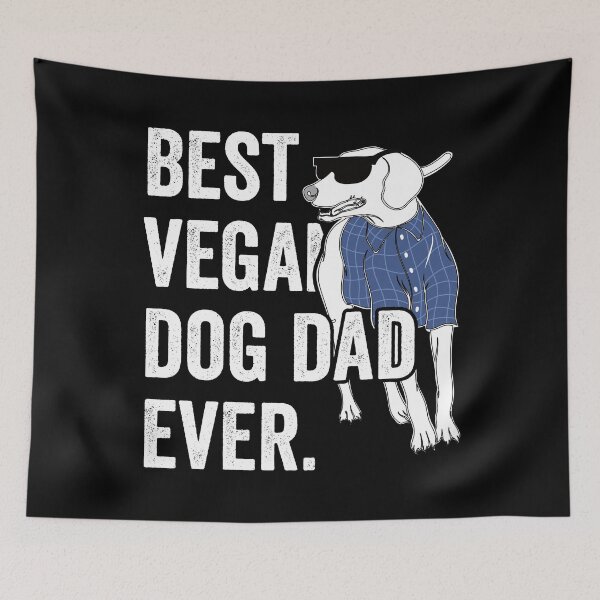 Artikelvorschau, best vegan dog dad ever entworfen und verkauft von noahs-shop.