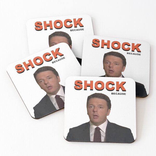 Item preview, SHOCK BECAUSE Renzi designed and sold by WHATSPOPPINGIRL.
