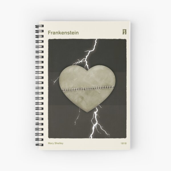 Artikel-Vorschau von Frankenstein - Mary Shelley Gothic Horror Literarische Kunst für Bücherwürmer, designt und verkauft von RedHillPrints.