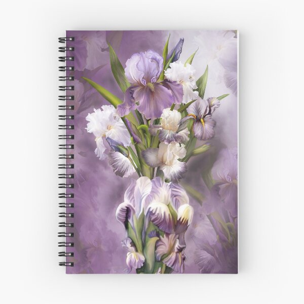 Item preview, Heirloom Iris In Iris Vase designed and sold by Carol  Cavalaris.