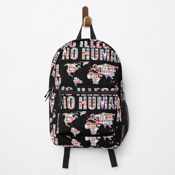 Item preview, 65 MCMLXV No Human Is Illegal World Flags  designed and sold by 65 MCMLXV.