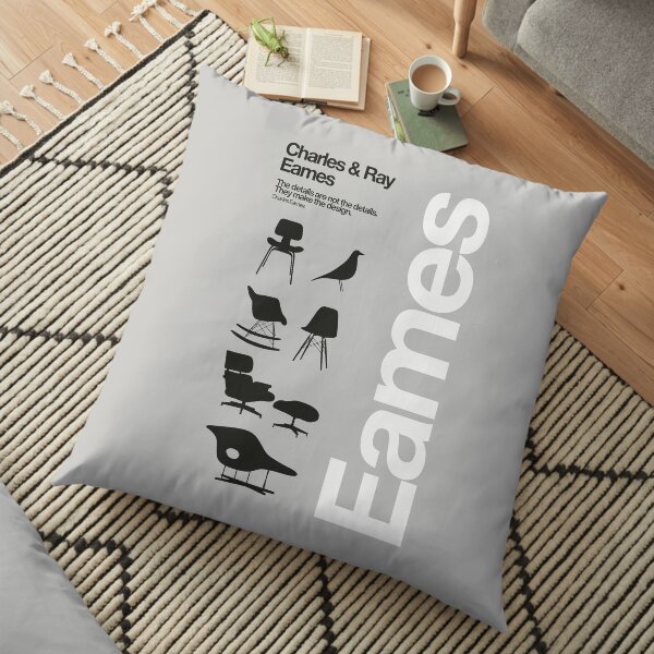 Eames Chairs Collections Floor Pillow
