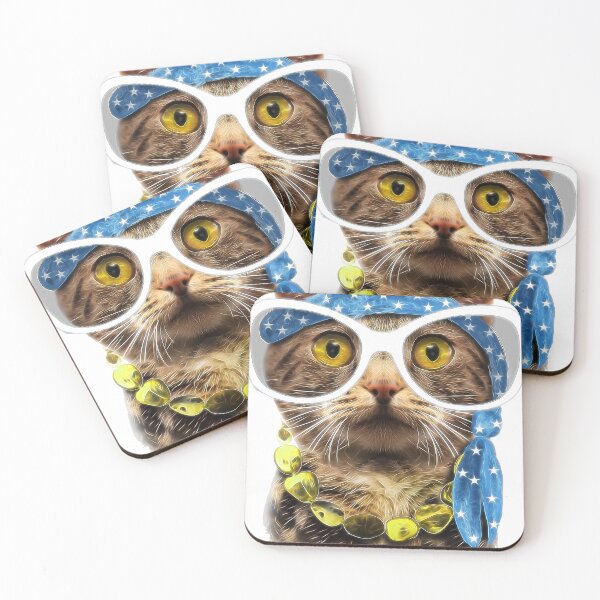 Item preview, Hippie Cat Peace designed and sold by ChirilaVasilica.