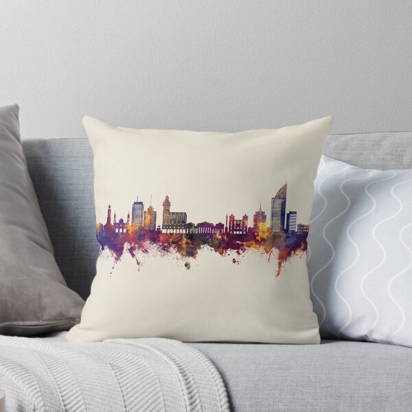 Item preview, Montevideo Skyline Uruguay designed and sold by ArtPrints.