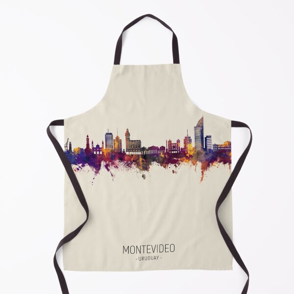 Item preview, Montevideo Skyline Uruguay designed and sold by ArtPrints.