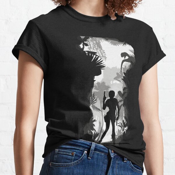 Lara croft in forest *HIGH QUALITY* Classic T-Shirt