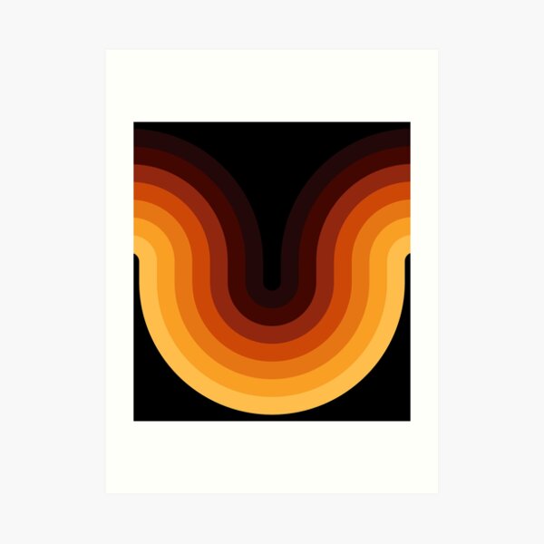 Retro Wave Art Print