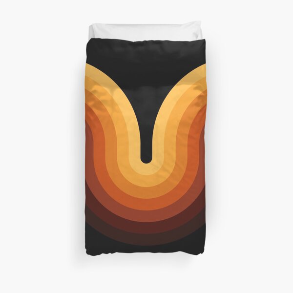 Retro Wave Duvet Cover