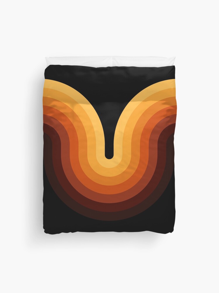 Thumbnail 1 of 2, Duvet Cover, Retro Wave designed and sold by jcscotts.