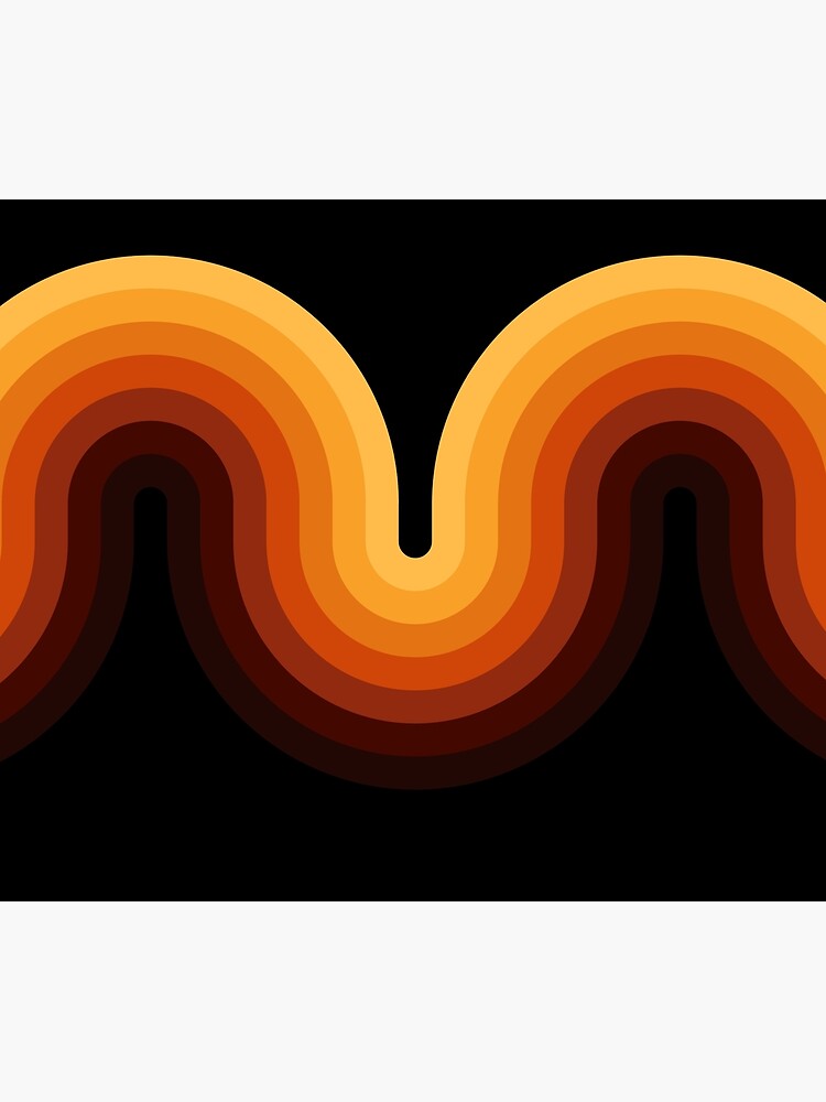 Thumbnail 2 of 2, Duvet Cover, Retro Wave designed and sold by jcscotts.