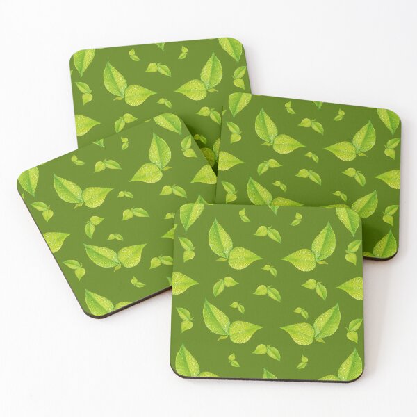 Item preview, Green leafs pattern designed and sold by Scatch Spot.