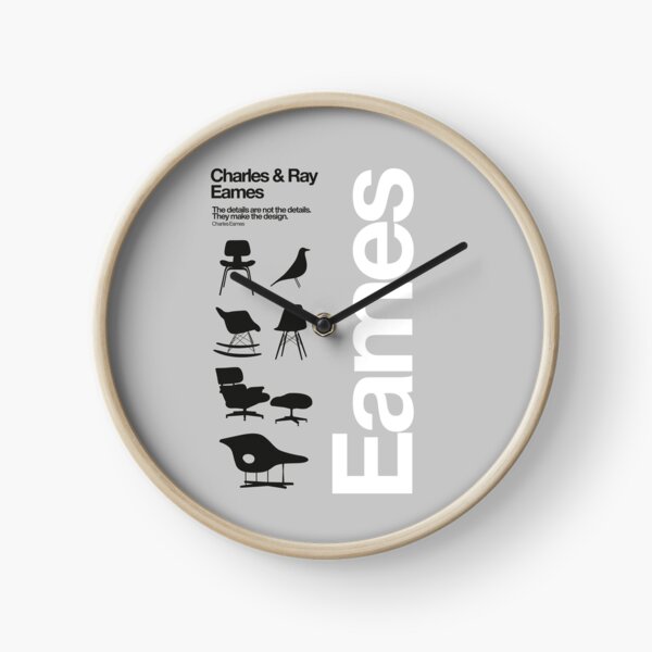 Eames Chairs Collections Clock