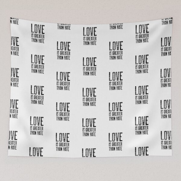 Item preview, Love Is Greater Than Hate ,valentine Quote designed and sold by DARBOL-DESIGN.