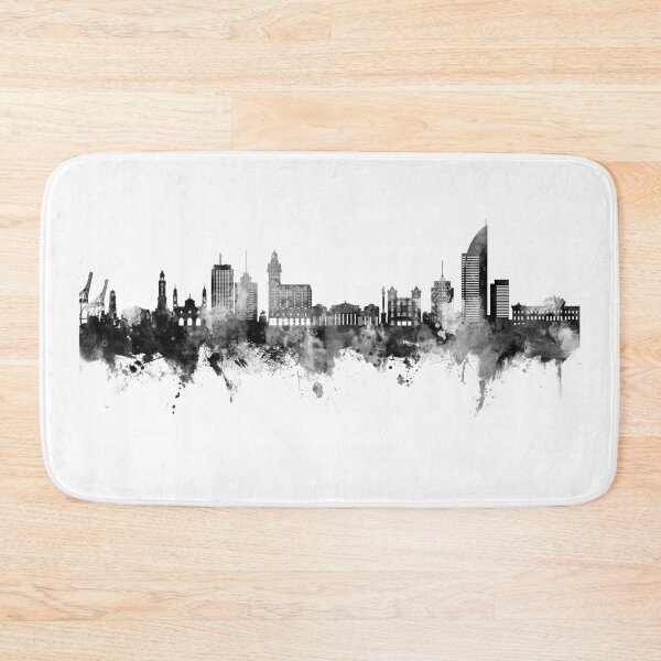 Item preview, Montevideo Skyline Uruguay designed and sold by ArtPrints.