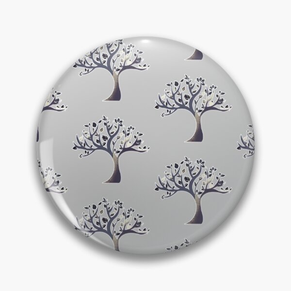 Item preview, Elegant gold and navy tree art for nature lovers and tree huggers  Caroline Laursen original designed and sold by Caroline Laursen.