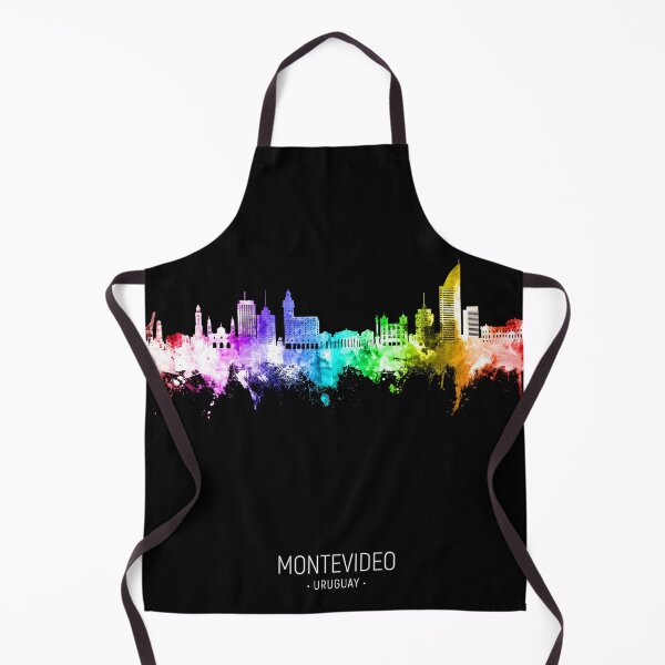 Item preview, Montevideo Skyline Uruguay designed and sold by ArtPrints.