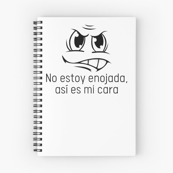 Item preview, No Estoy Enojada, Asi Es Mi Cara designed and sold by Designs-DA.
