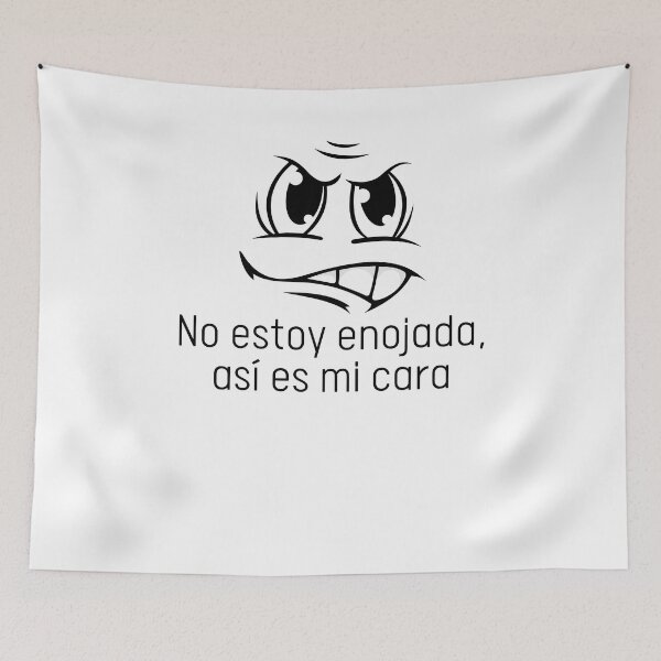 Item preview, No Estoy Enojada, Asi Es Mi Cara designed and sold by Designs-DA.