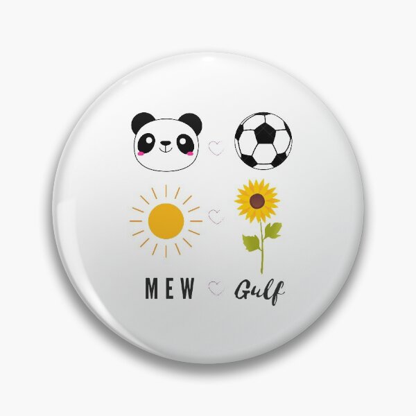 Item preview, Mew Gulf Panda Football Sun Sunflower  designed and sold by SassyDArt.