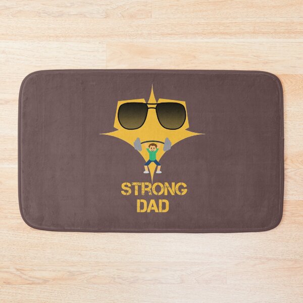 Item preview, strong dad with dumbbells designed and sold by vibeno1.