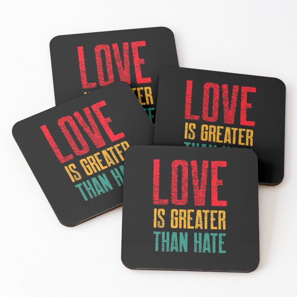 Item preview, Love Is Greater Than Hate, Valentine Quote designed and sold by DARBOL-DESIGN.