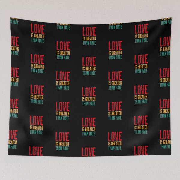 Item preview, Love Is Greater Than Hate, Valentine Quote designed and sold by DARBOL-DESIGN.