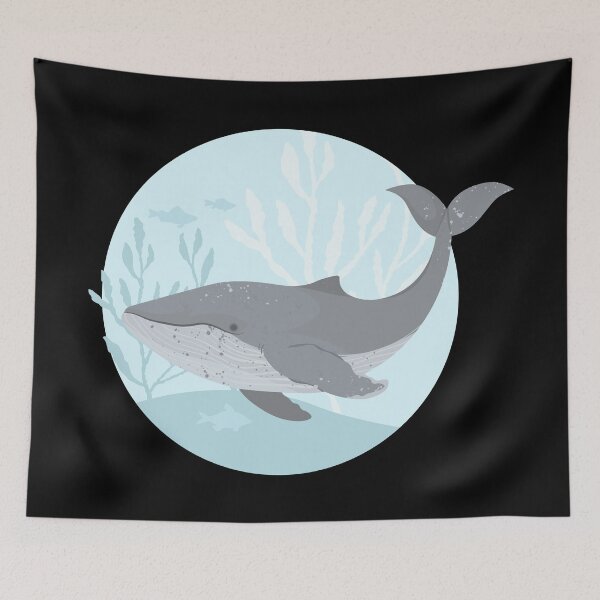 Item preview, Blue Whale Underwater Sea designed and sold by lodarohit.