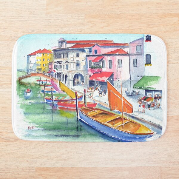 Aperçu de l'œuvre CHIOGGIA - ITALY. Vena Canal fish market. créée et vendue par Rob Beilby.
