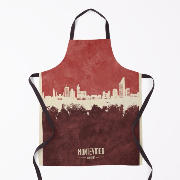 Item preview, Montevideo Skyline Uruguay designed and sold by ArtPrints.